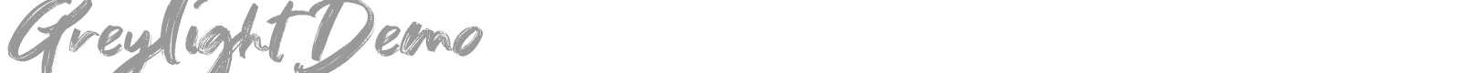 Greylight font preview